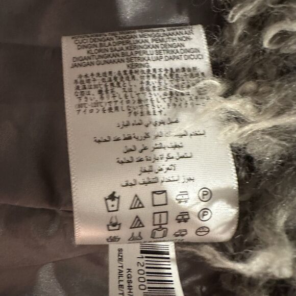 BCBGeneration Oversized Faux Wool-Fur Vest Size S — Cozy Chic Scandi Girl - Picture 9 of 11